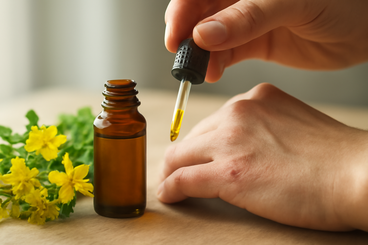 Orbáncfű olaj sebek gyógyítására