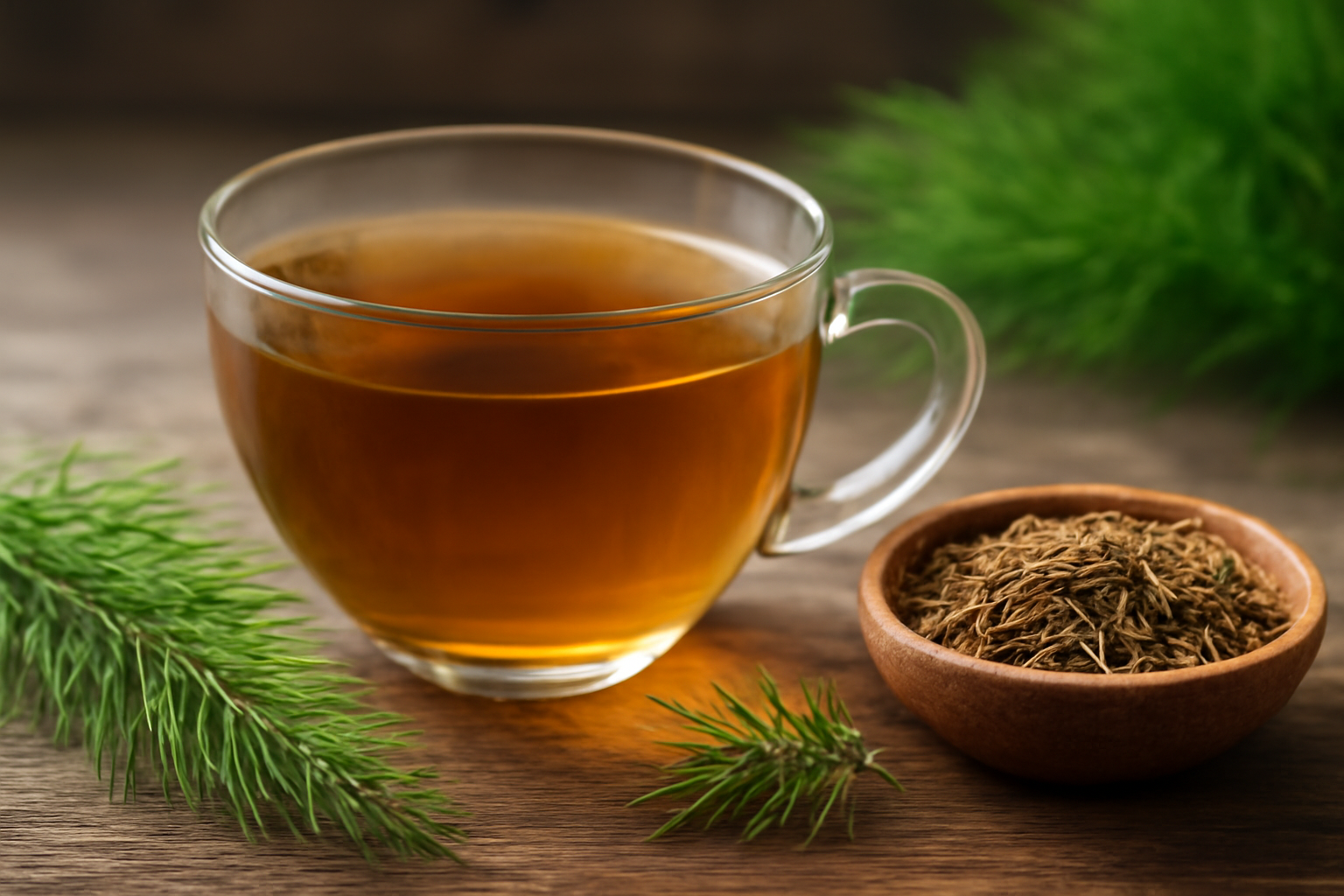 Zsurló tea köröm és haj erősítésére