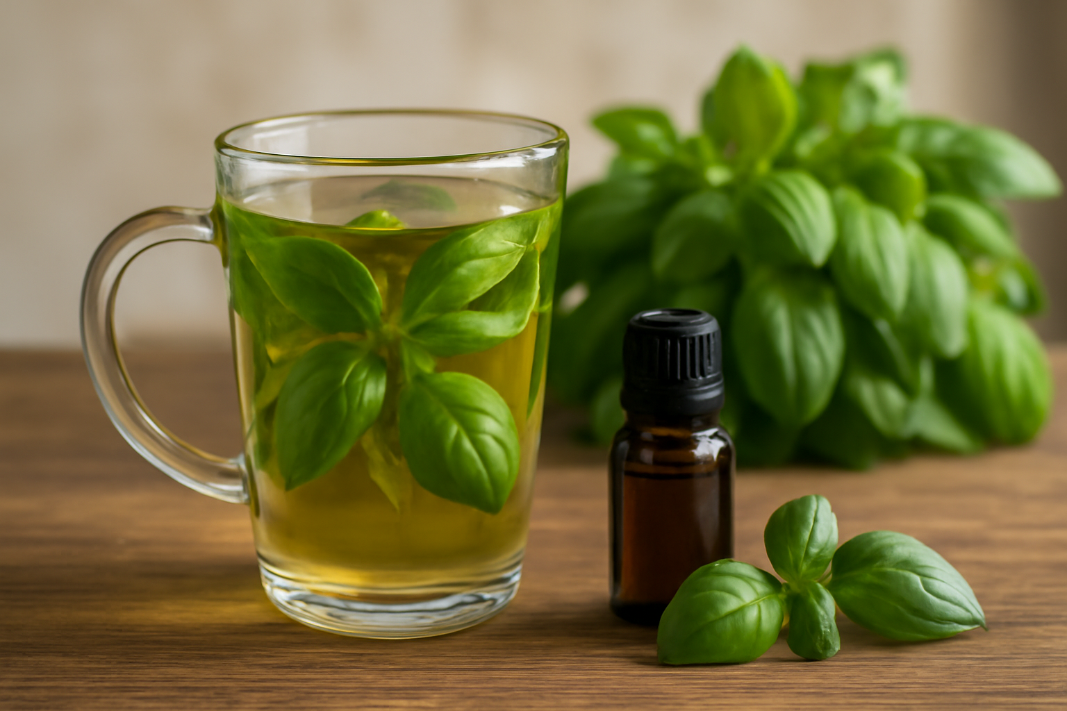Bazsalikom stresszre: tea vagy illóolaj jobb?